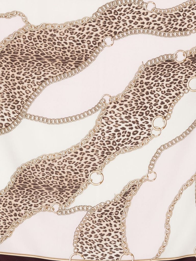 Liu •jo Leopard-print Scarf In White